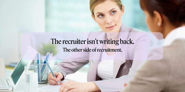 What is the recruiter doing when they’re not responding to you? All about recruitment on the other side.