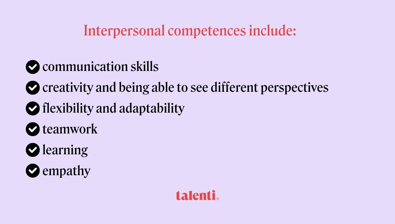 interpersonal competences