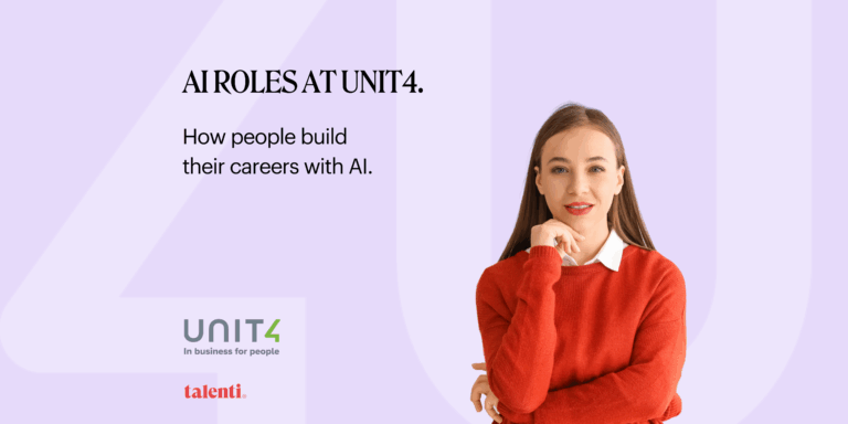 AI roles at Unit4. How people build their careers with AI
