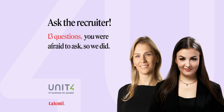 Ask the recruiter – 13 questions you were afraid to ask, so we did